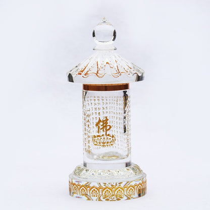 New Stupa Bodhi Large Sealed Crystal Stupa Buddhist Reliquary Pagoda Home Decor