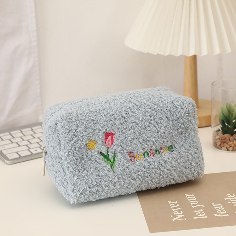 Tulip Flower Travel Cosmetic Storage Bag Makeup Organizer Handbag Wash Purse 1PC