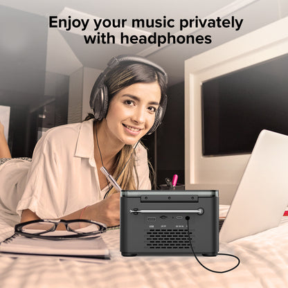 CD Player Portable with Bluetooth Retro Portable CD Player Desktop CD Players