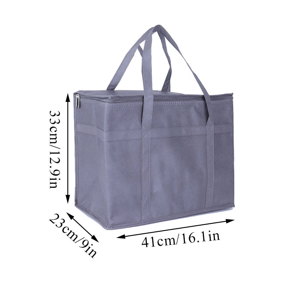 Insulated Lunch Bag Thermal Cooler Drink Case Cool Food Bag Box Picnic Camping ಇ