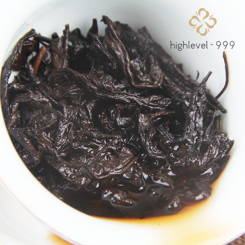 200g Ripe Puer Tea Brick Yunnan Mountain Grown Aged Rich Chen Xiang Tea
