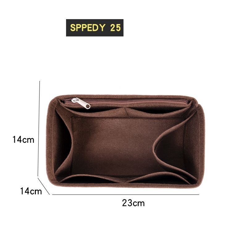 Felt Insert Bag Organizer Handbag Liner Pouch Cosmetics Makeup Bag 18*3*23CM 1PC