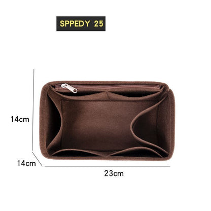 Felt Insert Bag Organizer Handbag Liner Pouch Cosmetics Makeup Bag 18*3*23CM 1PC