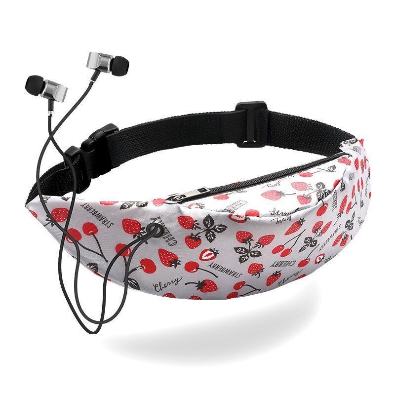 Women Waist Bag Waterproof Canvas Belt Bag Fanny Pack Sling Bags Phone Pouch 1PC