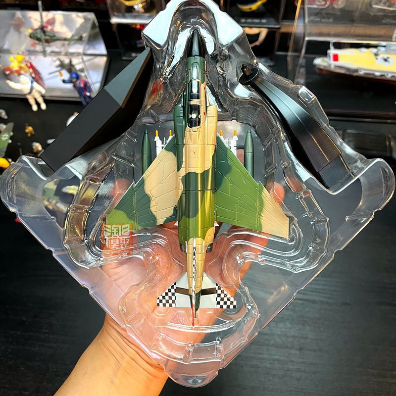 1:100 US F4C Ghost Fighter Metal Model Camouflage Painting