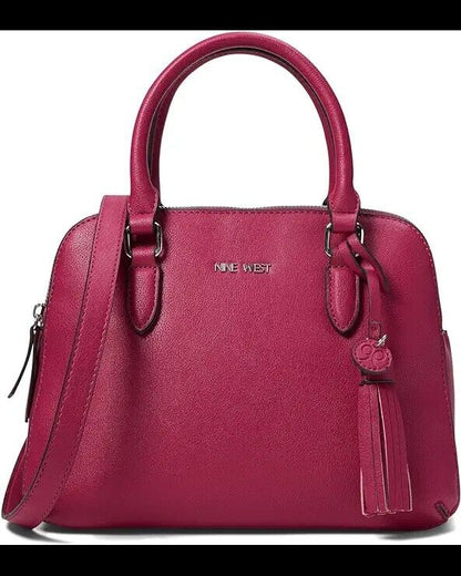 New Nine West Brie Dome Satchel Handbag For Women Workbag Gift