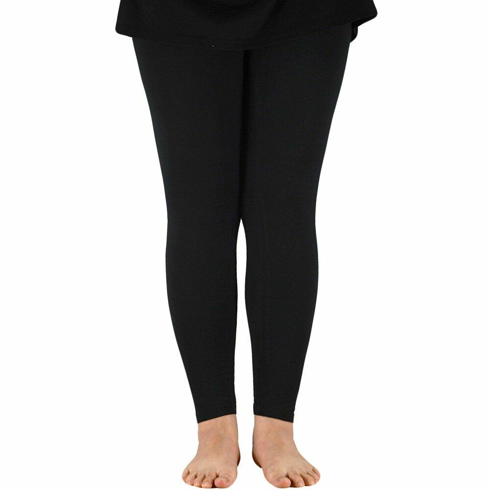 Women Leggings Plus Size Elastic Waist Casual Bamboo Fiber Stretch Pants Workout