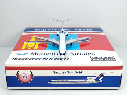 1:400 Phoenix Mongolian Airlines Tupolev TU-154M Airplane Diecast Aircraft Model