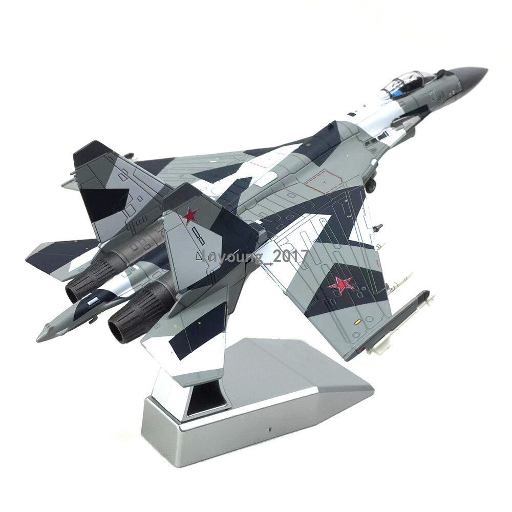 1/100 SU-35 Super Flanker 2014 Russian Air Force Fighter Diecast Airplane Model