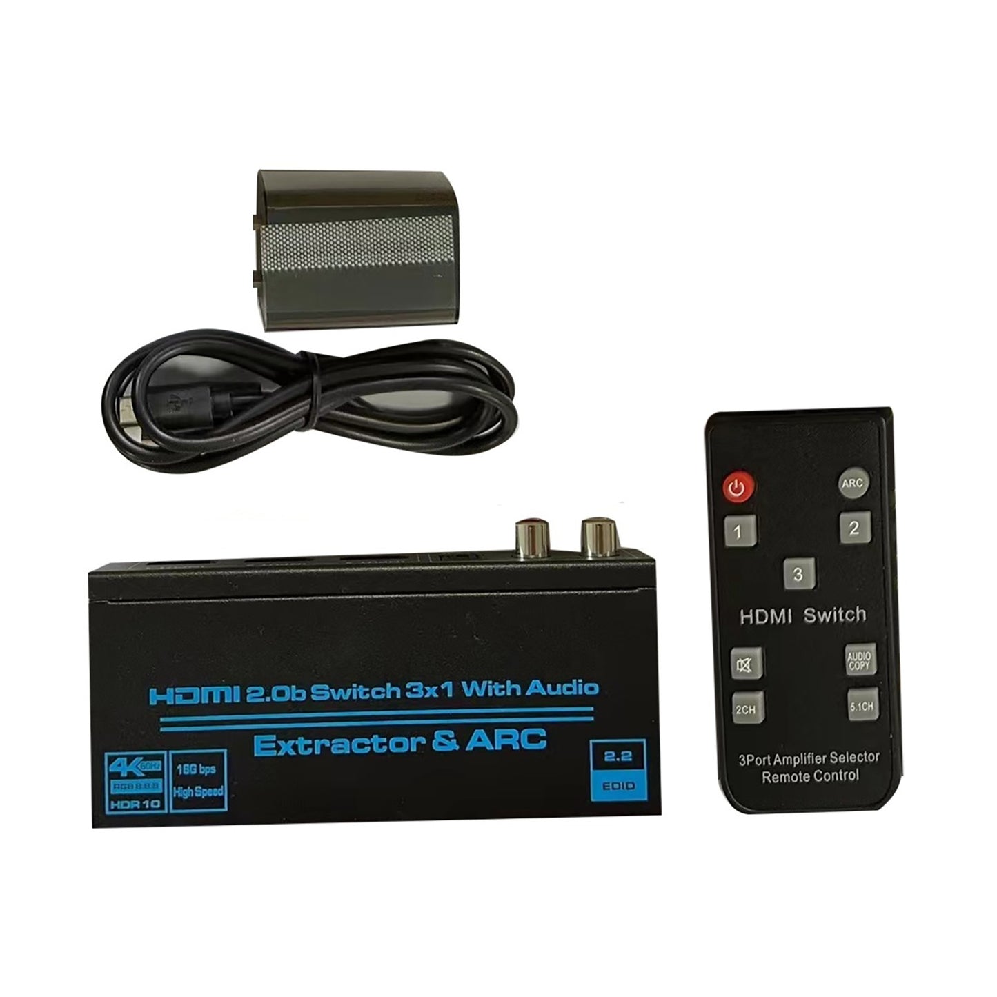 3 In 1 Out 3-Port HDMI Switch 3x1 Switcher Selector Splitter 4K 1080P For PS4 TV