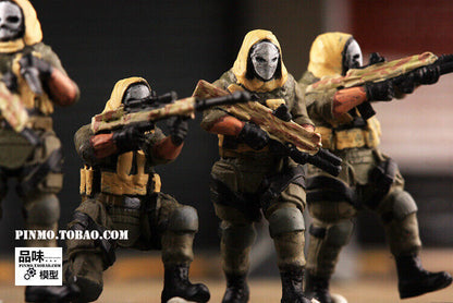 Homemade 1/72 Special Forces Ghost Squad 7 Soldier Special Operations Team Model