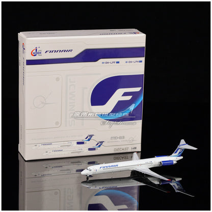 1:400 JC Wings FINNAIR McDonnell Douglas MD-80 Airplane Diecast Aircraft Model