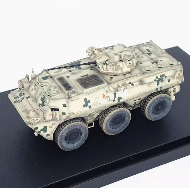 1:72 UNISTAR ZSL-92B Wheeled Armored Fighting Vehicle Diecast Tanks Armor Model