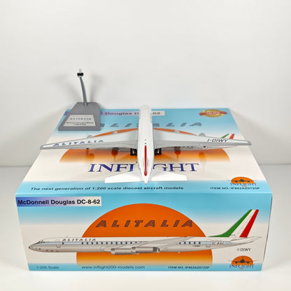 1:200 InFlight Alitalia DC-8-62 I-DIWY Passenger Airplane Diecast Plane Model