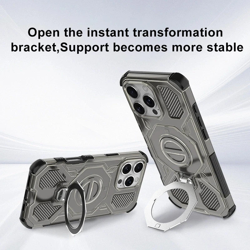 Magnetic Anti-Shock Full Protection Mobile Phone Case for iPhone 17 ProMax/16/15