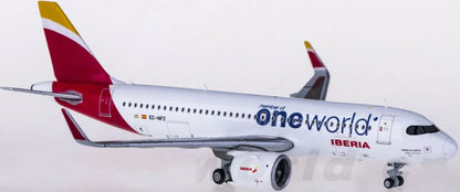 1:400 JC Wings IBERIA One World AIRBUS A320neo Passenger Airplane Diecast Model