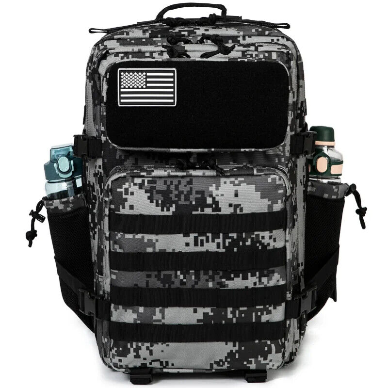 50L Military Tactical Backpack Army Bag Hunting Men Outdoor Hiking Rucksack