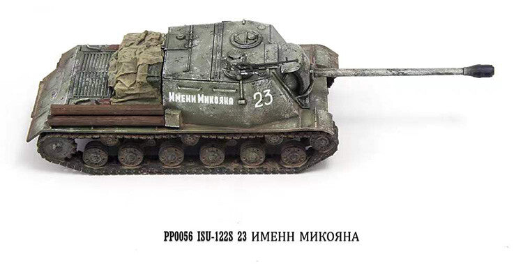 1/72 Soviet 122 tank destroyer ISU-122S Migoyan tank model