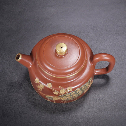 Chinese Yixing Zisha Clay Handmade Exquisite Teapot （徳钟 底款：顾景舟）