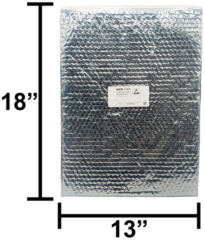 10 Pack 13"x18" Resealable Cushioned Static Shielding Bags, Lightweight ESD