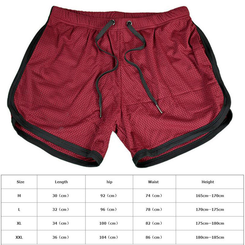 Men's Running Shorts Sports Fitness Short Pants Quick Dry Gym Shorts