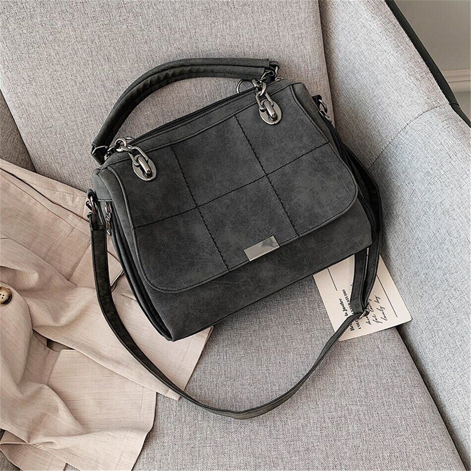 Ladies Handbag Women's Shoulder Bag PU Leather Tote Travel Handbag Female Bag