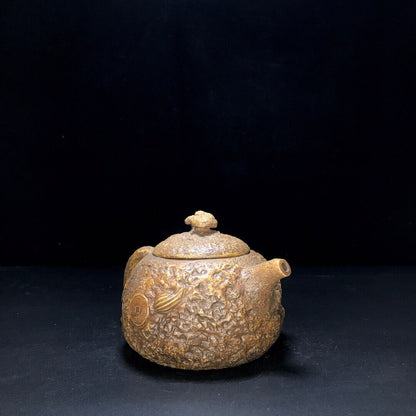 Chinese Yixing Zisha Clay Handmade Exquisite Teapot （金蟾壶 底款：蒋蓉 ）