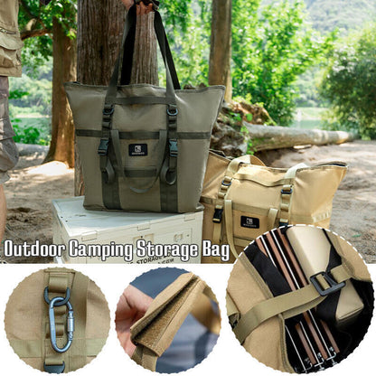60L Outdoor Camping Storage Bag Large Capacity Backpack Tent Canopy Tote Handbag