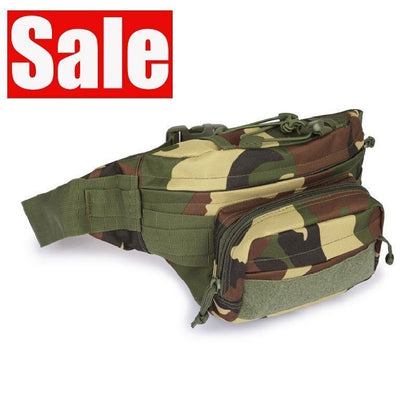 Tactical Men Waist Pack Nylon Hiking Pocket Pouch Outdoor Sport Army Belt Bag