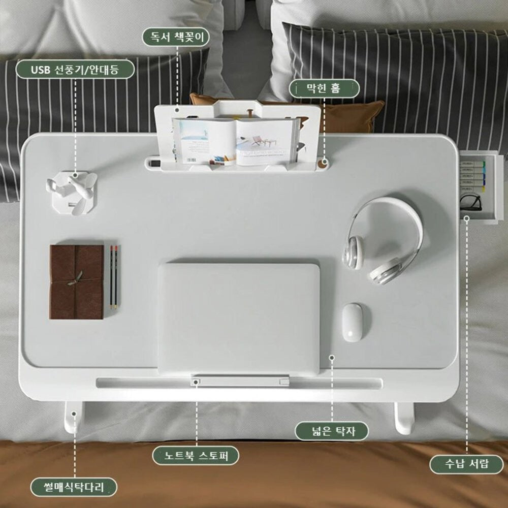 Foldable Lift Bed Table Small Home Learning Desk