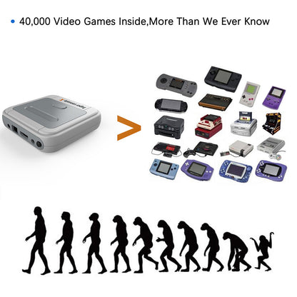Super Game Console X Pro Retro Video Games WiFi 4k HD TV 2 Controllers family