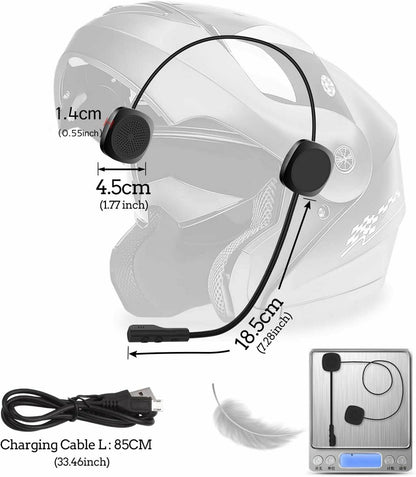 VR Robot Bluetooth 5.0 Moto Helmet Headset Wireless Handsfree Stereo Earphone BT