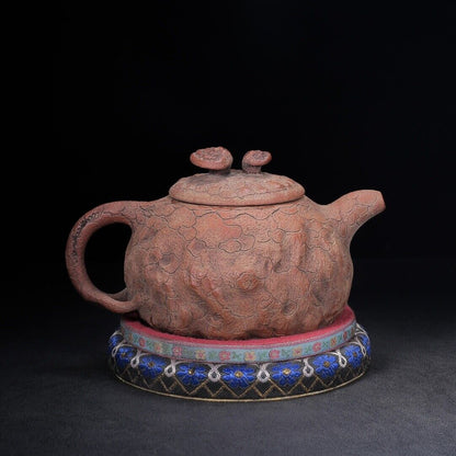 Chinese Yixing Zisha Clay Handmade Exquisite Teapot（供春 底款：裴石民）