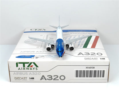 1:400 JC Wings ITA AIRWAYS AIRBUS A320 Passenger Airplane Diecast Aircraft Model
