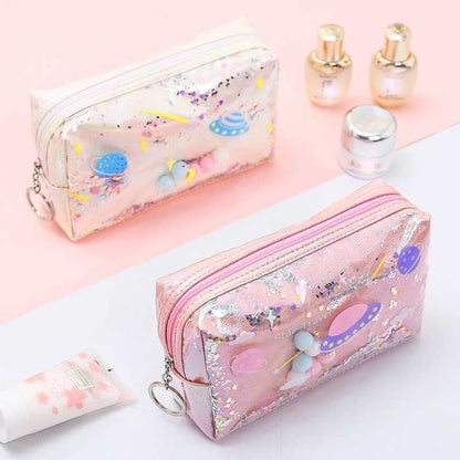 Cute Make Up Bags Traveling Cosmetic Case Zipper Handbag Organizer Storage Pouch