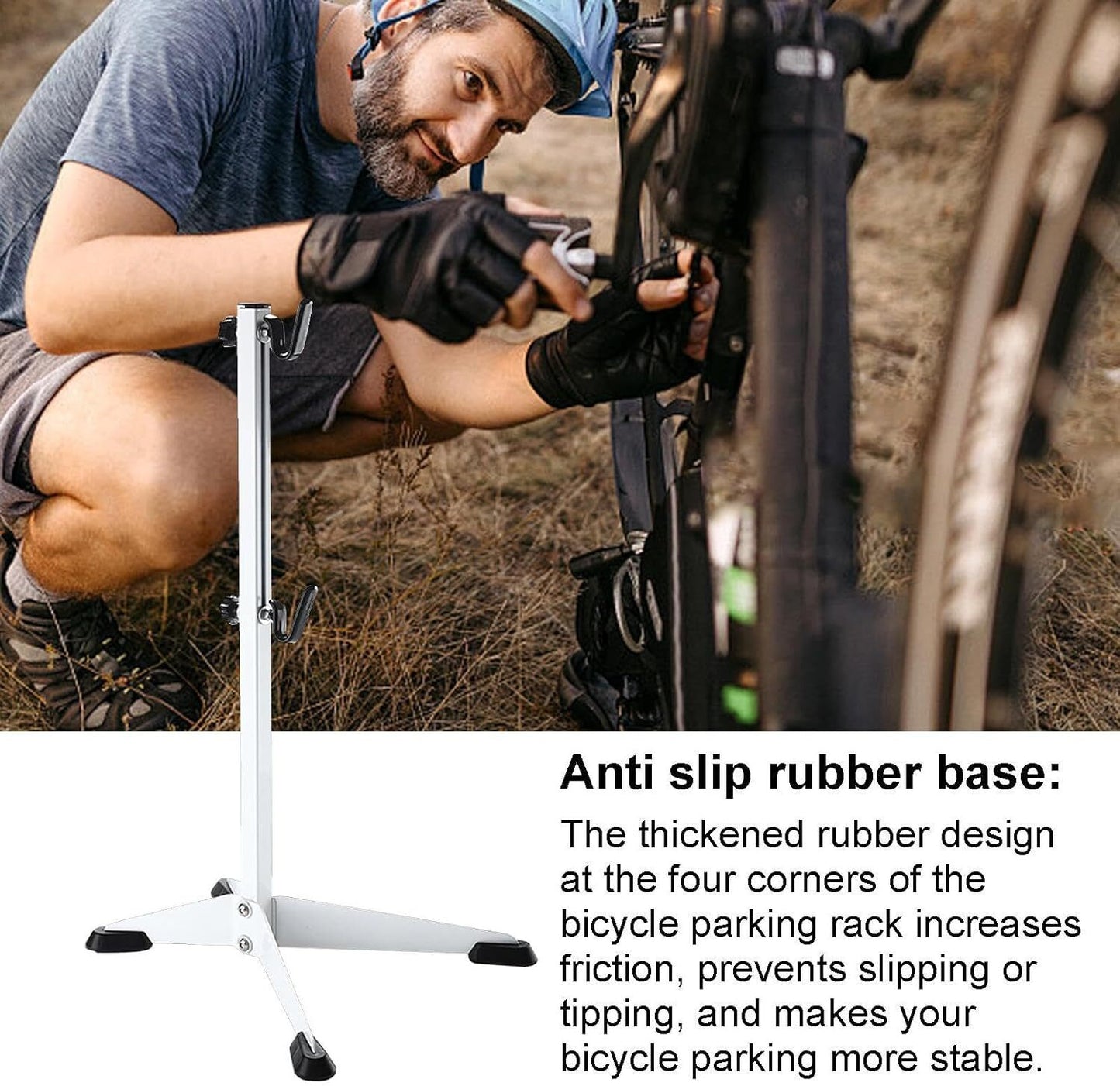 Adjustable Bike Repair Work Stand for Home 20-29in Mountain Bicycle Mechanic