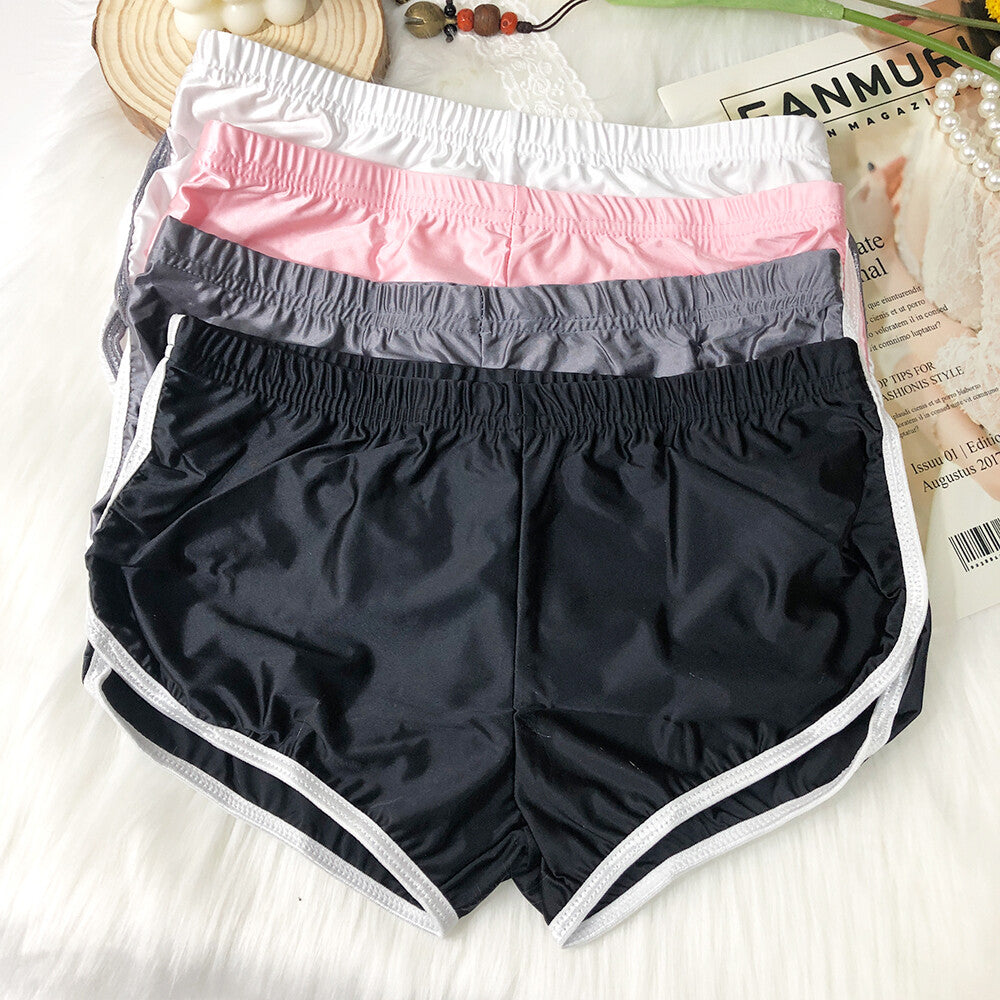 Sexy Womens Satin Panties Boyshorts Underwear High Cut Boxer Shorts Brief Thongs