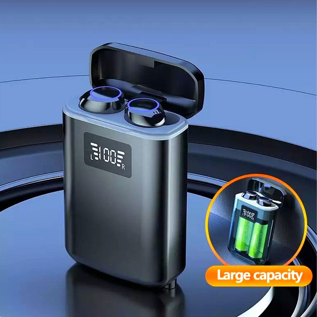 Cargador Portatil Bateria Externa Audifonos 5.1 Power bank 4000 maH Linterna