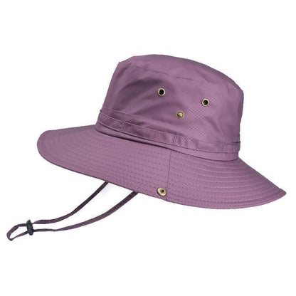 Sun Hat UV Protection Wide Brim Breathable Bucket Cap Summer Fishing Men Women