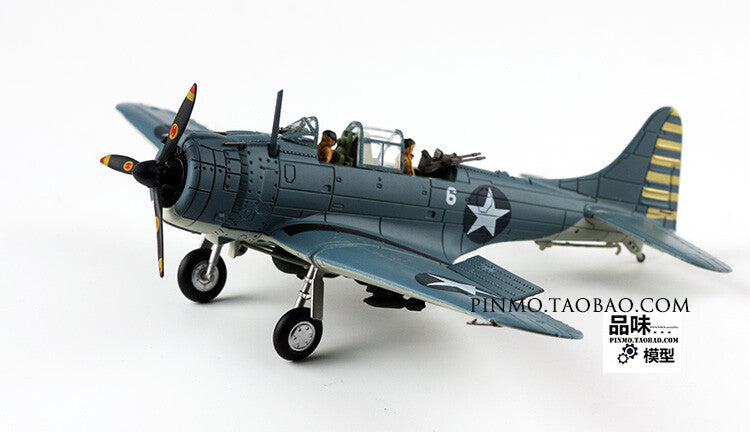 1/72 WWII US SBD Dreadnought Dive Bomber Model Midway Battle