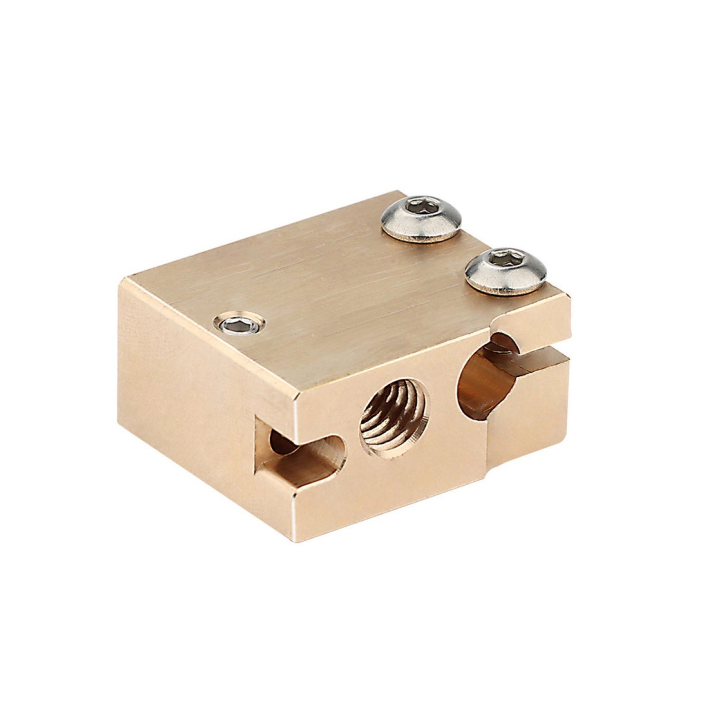 Brass Volcano Heater Block Hotend Head For E3D Hotend V6 Extruder PT100 A