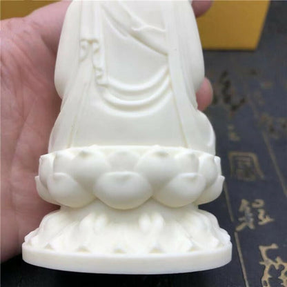 11.5cm Buddhism Carving Ksitigarbha Bodhisattva Buddha Statue Figurines