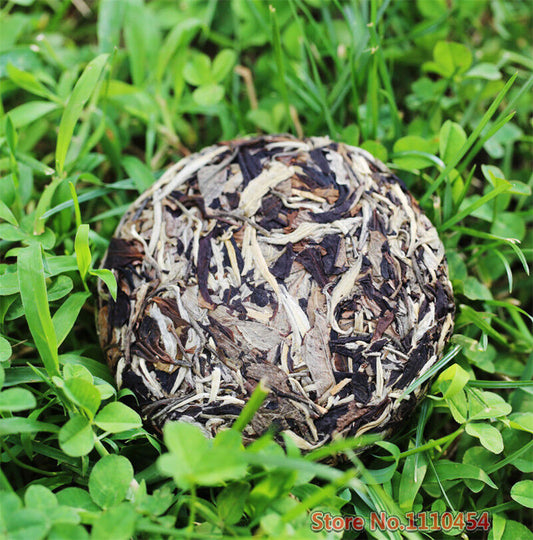 100g Caicheng cha Pu erh Tea Mini Cake Fragrant White Moonlight Old Puer Tea 普洱茶
