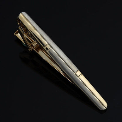 Men Business Necktie Clips 5.5cm Metal Ties Classic Simple Fashion Clasp Jewelry