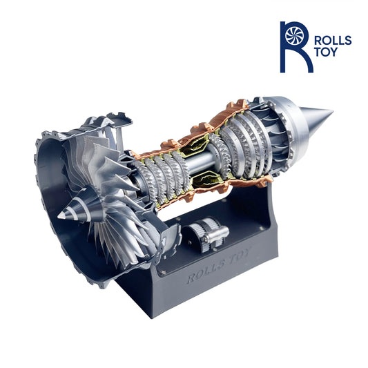 28cm Aircraft Turbojet Engine Model Adjustable Speed Rotatable
