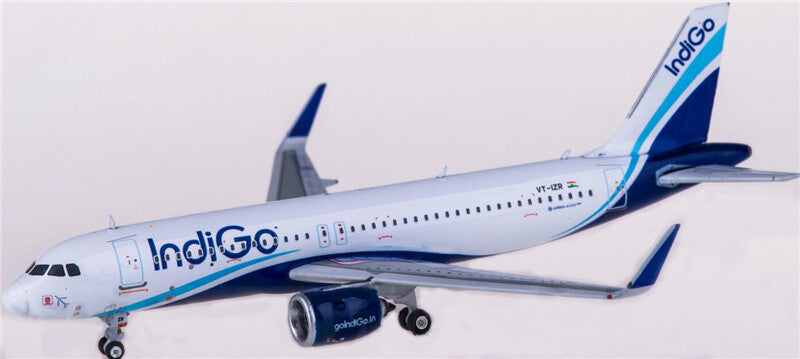 Phoenix Indigo Airlines For Airbus A320neo VT-IZR 1：400 DIECAST Aircraft Model