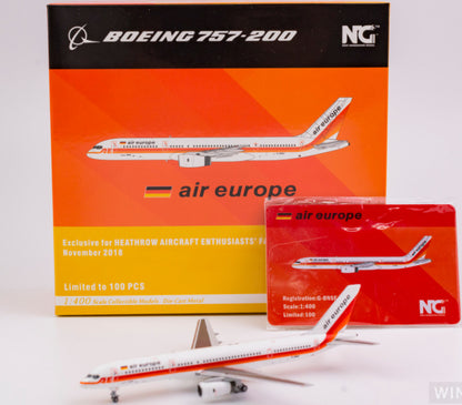 1:400 NG Model Air Europa BOEING 757-200 Passenger Plane Diecast Airplane Model