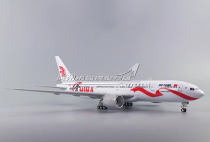 49CM AIR CHINA BOEING 777-300ER Airplane Landing Gears Resin Aircraft Model