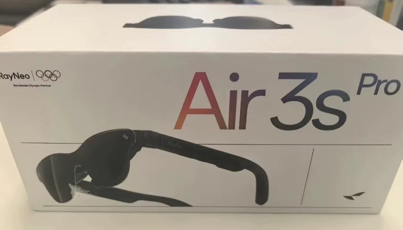 TCL Rayneo Air 3S Pro 3D AR Glasses - 120Hz 135" HD Screen for Gaming & Movies