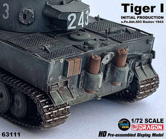 1/72 German Tiger Tank Model Initial Type 503 Heavy Armored Battalion